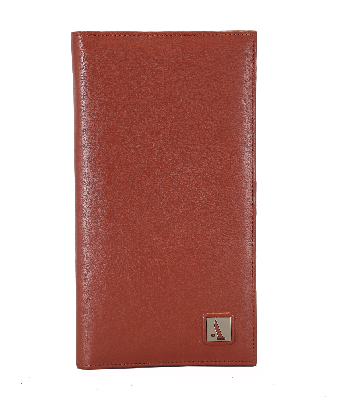 W10-Novio-Travel document wallet in soft Genuine Leather - Tan