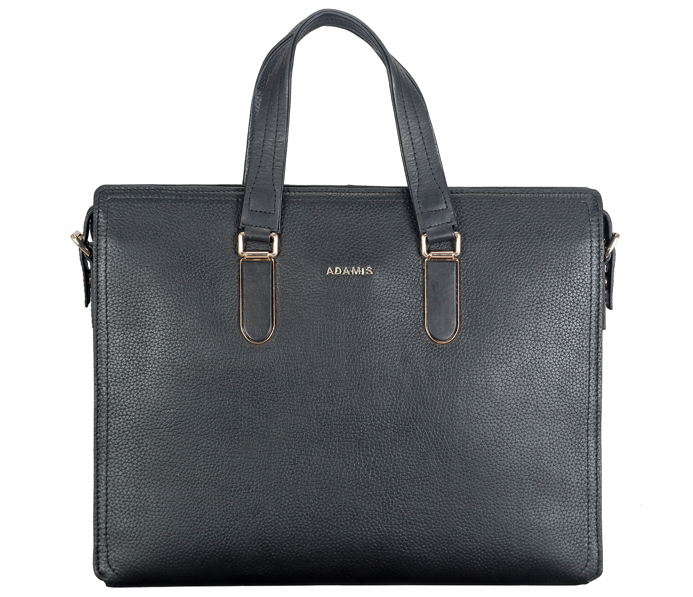 Julian Leather Portfolio / Laptop Bag(Black)F62