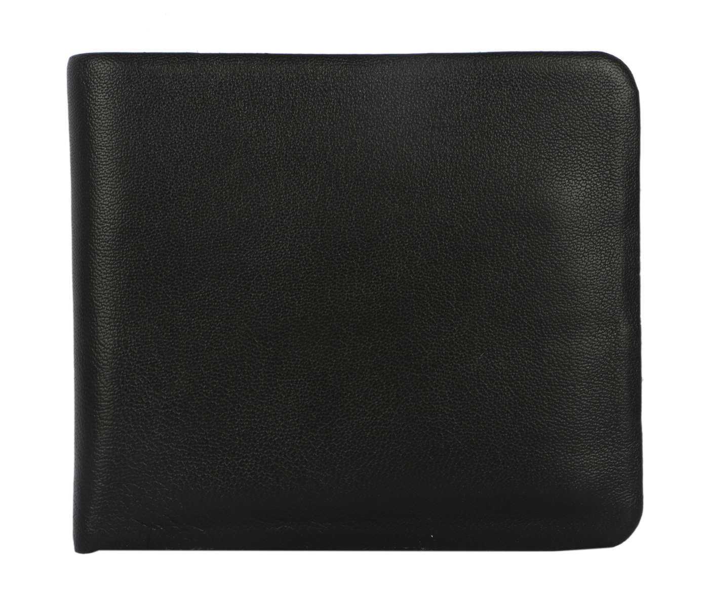 VW1-Ashton-Men's bifold wallet with coin pocket in Genuine Leather - Black