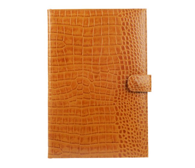 Laptop Sleeve / Folder-Vasco-Sleek conference folder in Genuine Leather - Tan