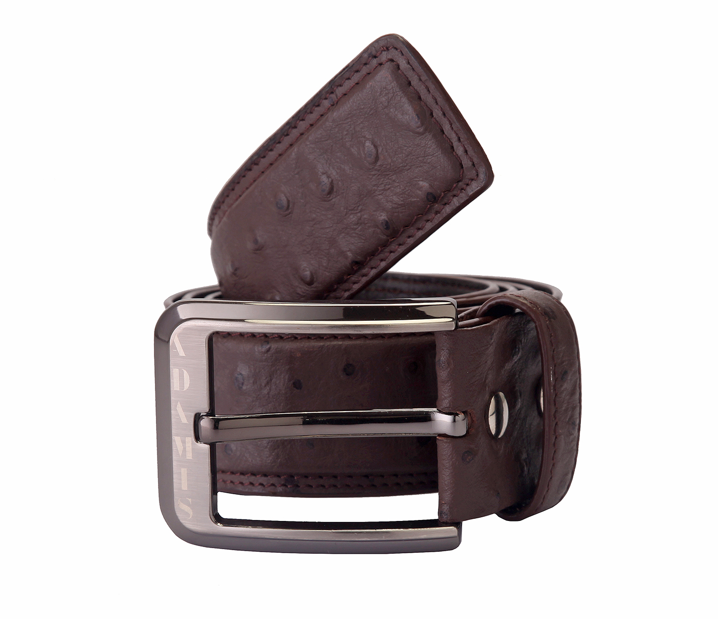 Belt--Men's stylish Formal wear belt in Genuine Leather - Brown.