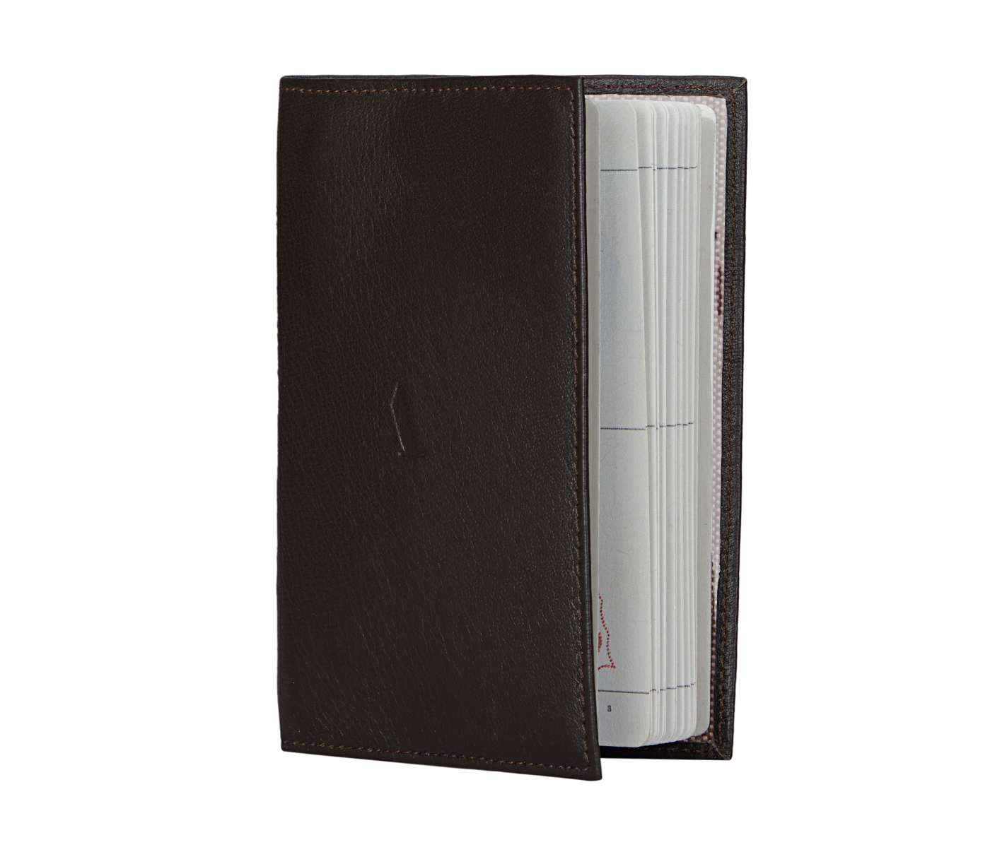 Travel Essential--Passport cover in Genuine Leather - Brown