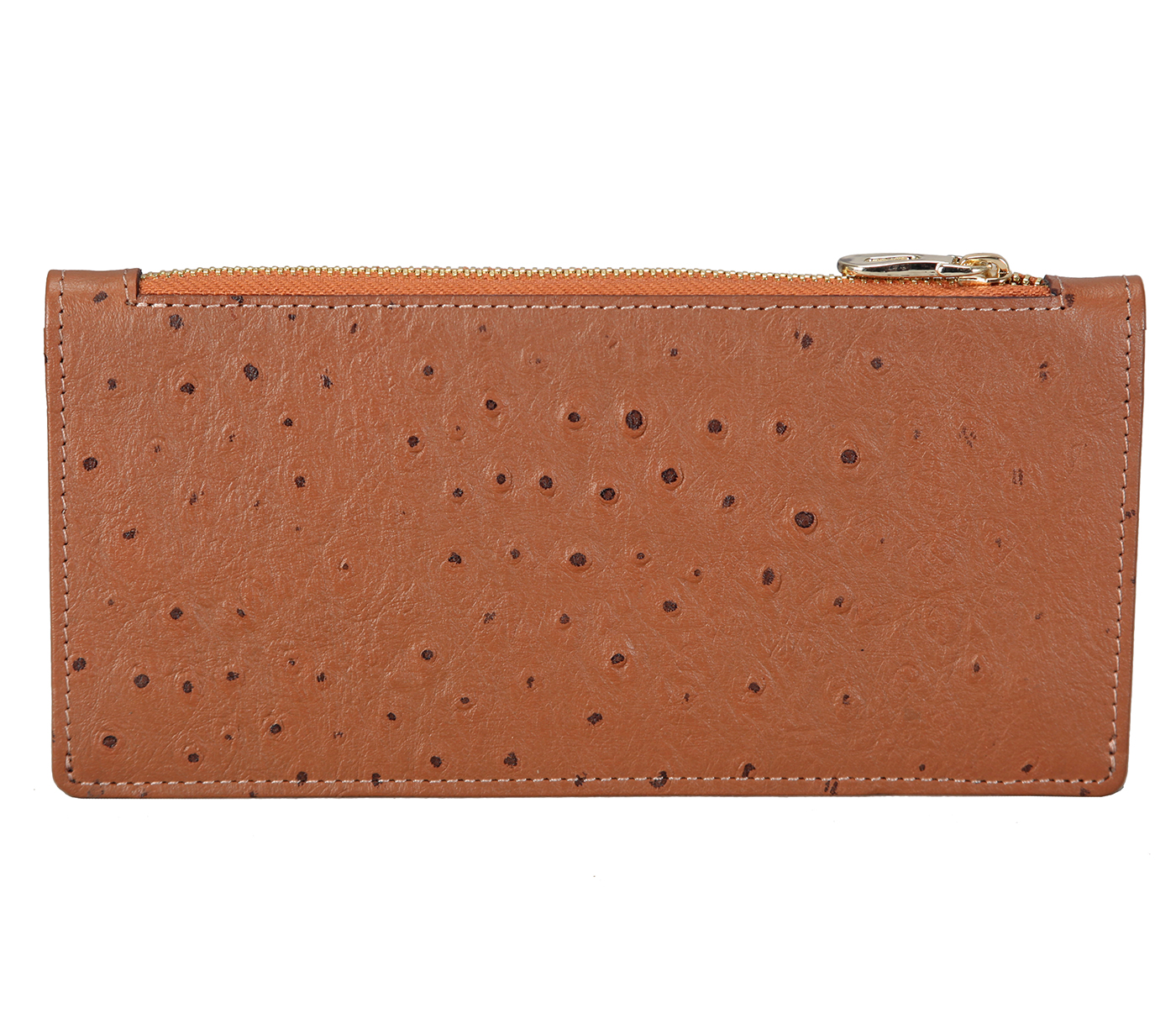 W314-Montana-Women's bifold button closing wallet in Genuine Leather - Tan