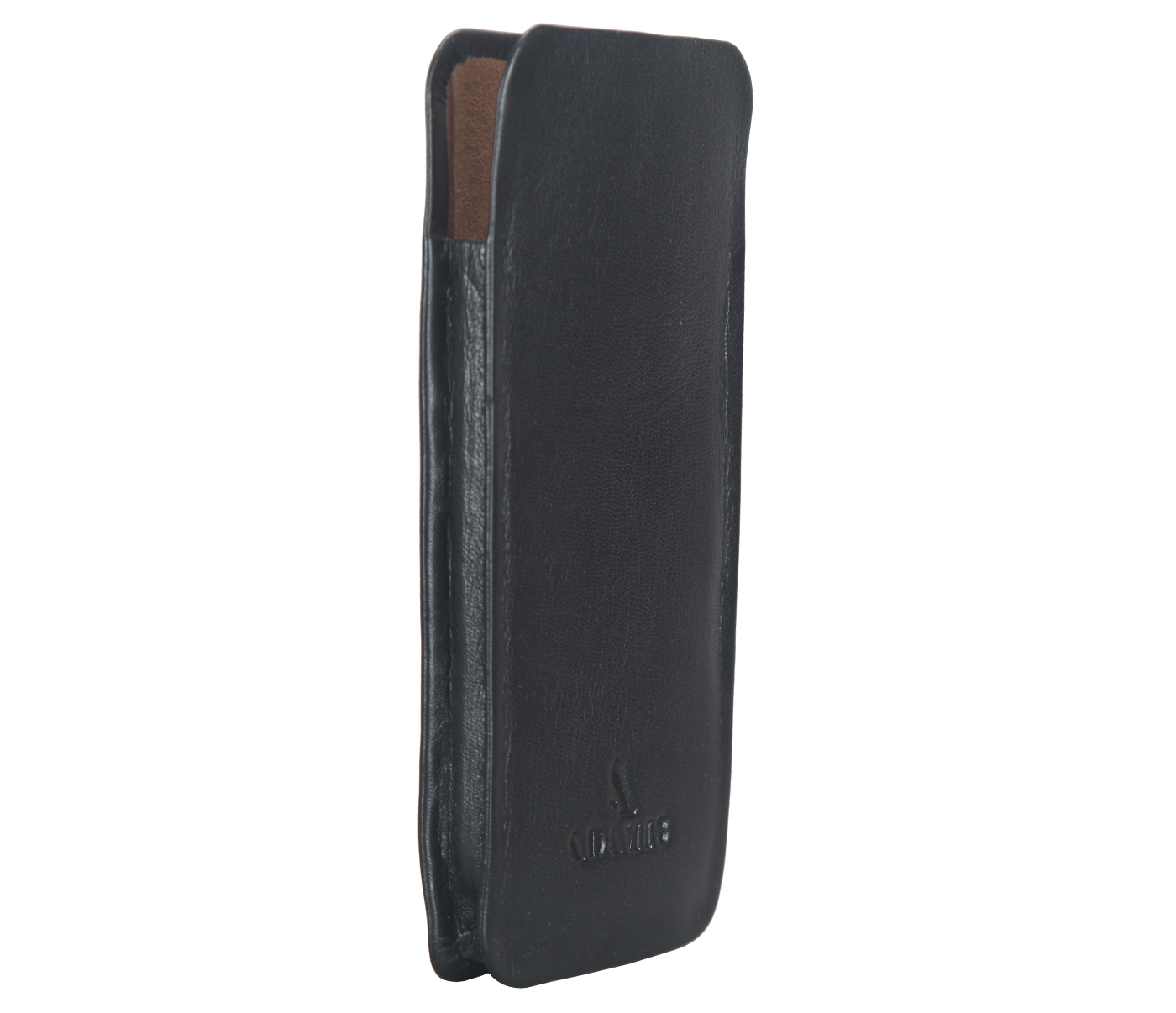 Spectacle Case--Soft stitch free spectacle case in Genuine Leather - Black