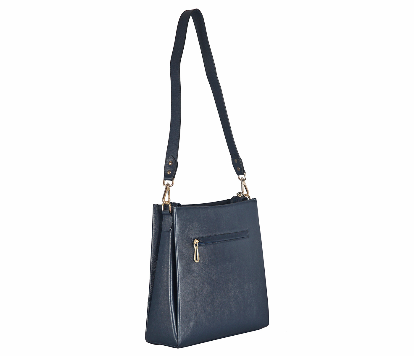 Handbag-Cruz-Sling cross body bag in Genuine Leather - Blue