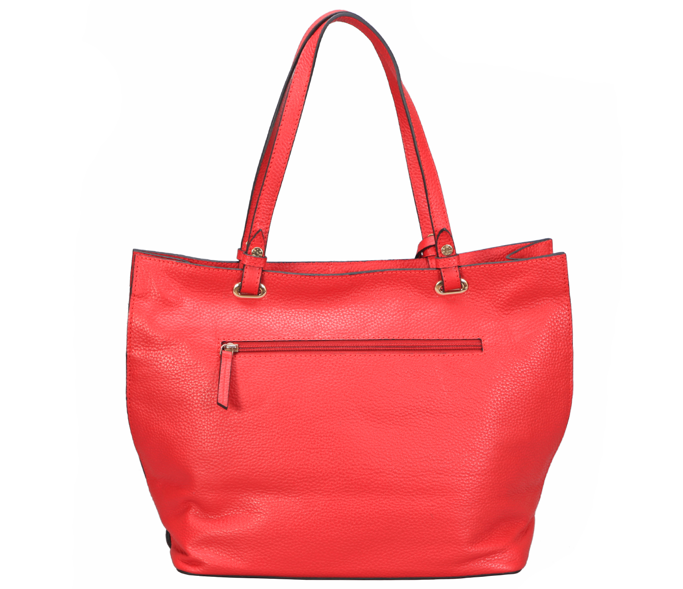 Handbag-Querida-Semi casual bag in Genuine Leather - Red