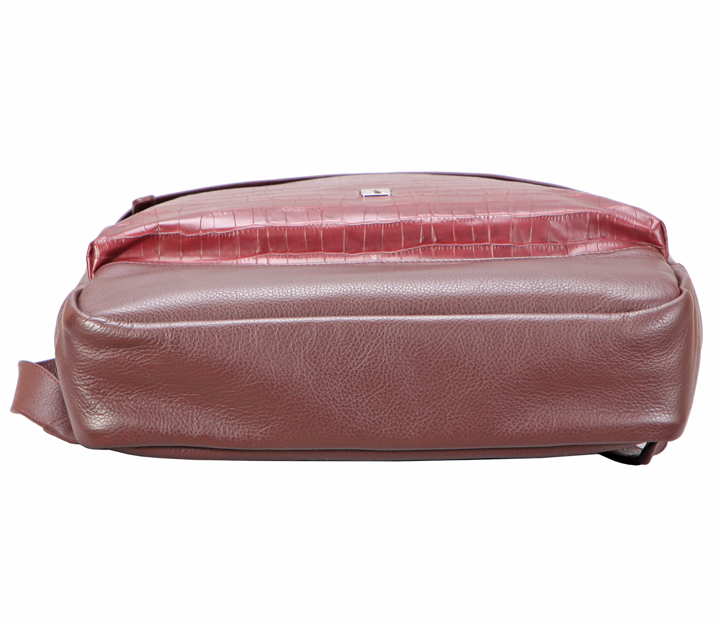 LC41-Bennett-Unisex backpack for laptop bag in Genuine Leather  - Wine