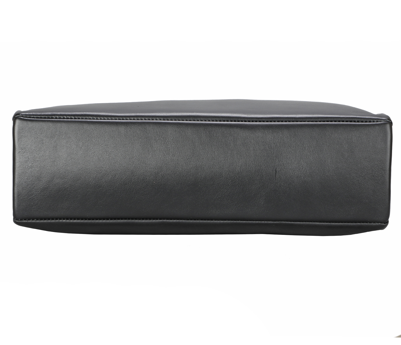 F76-Sergio-Laptop cum portfolio slim bag in Genuine Leather - blk