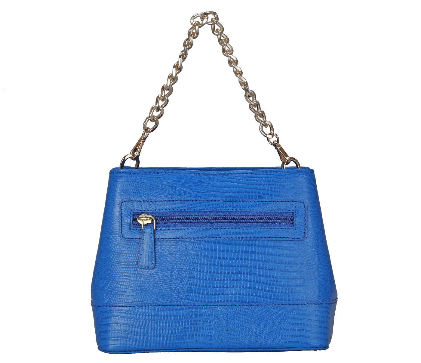 Handbag-Isabel-Sling cross body bag in Genuine Leather - Blue