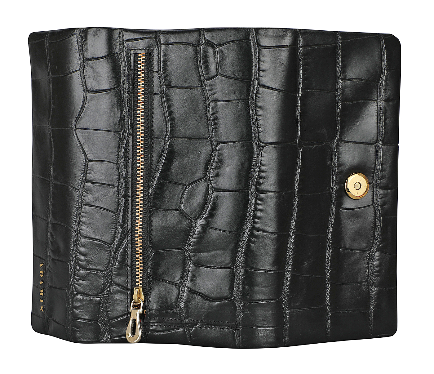 W342-Marcia-Women's wallet in Genuine Leather - Black
