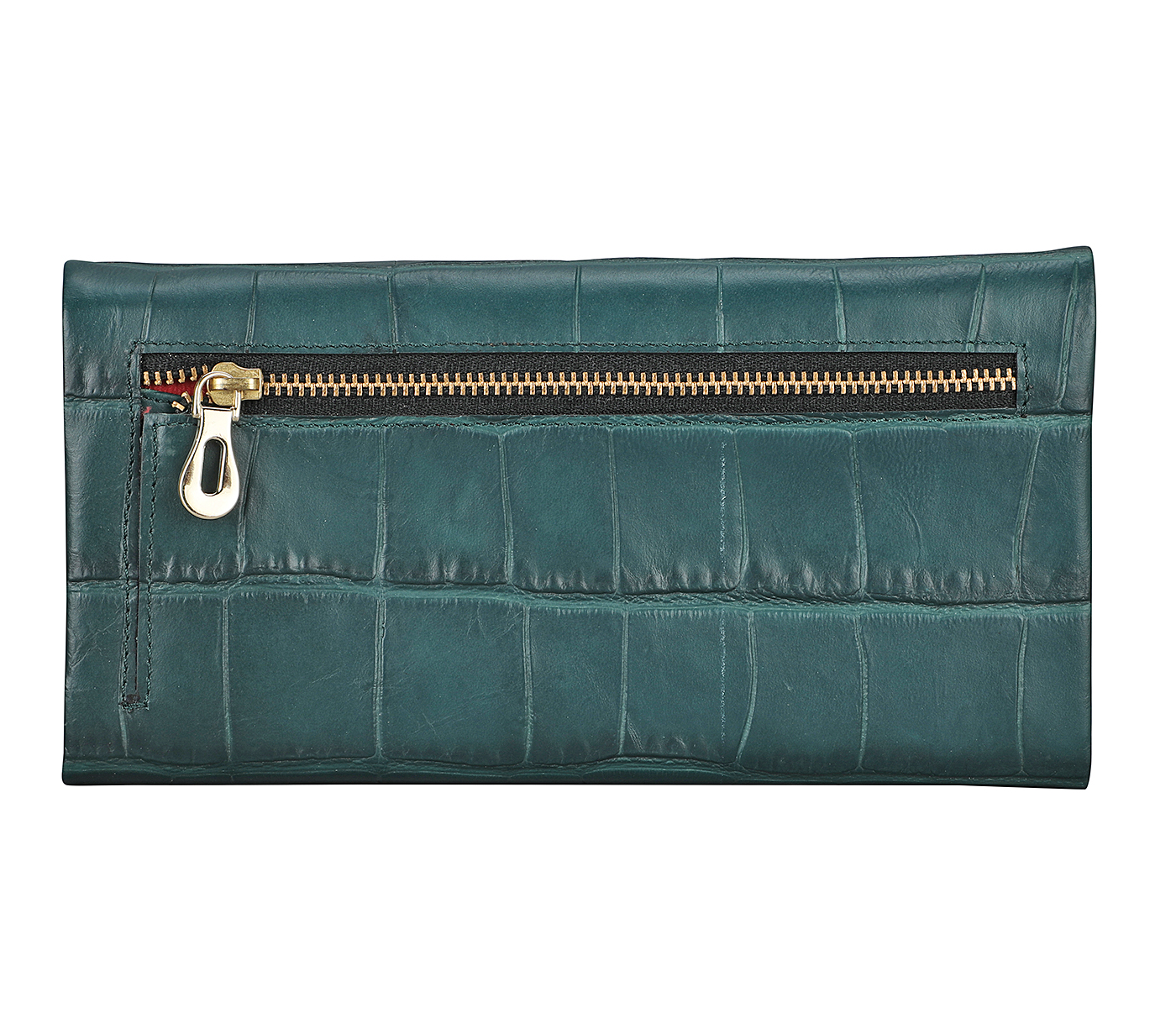 W342-Marcia-Women's wallet in Genuine Leather - Green
