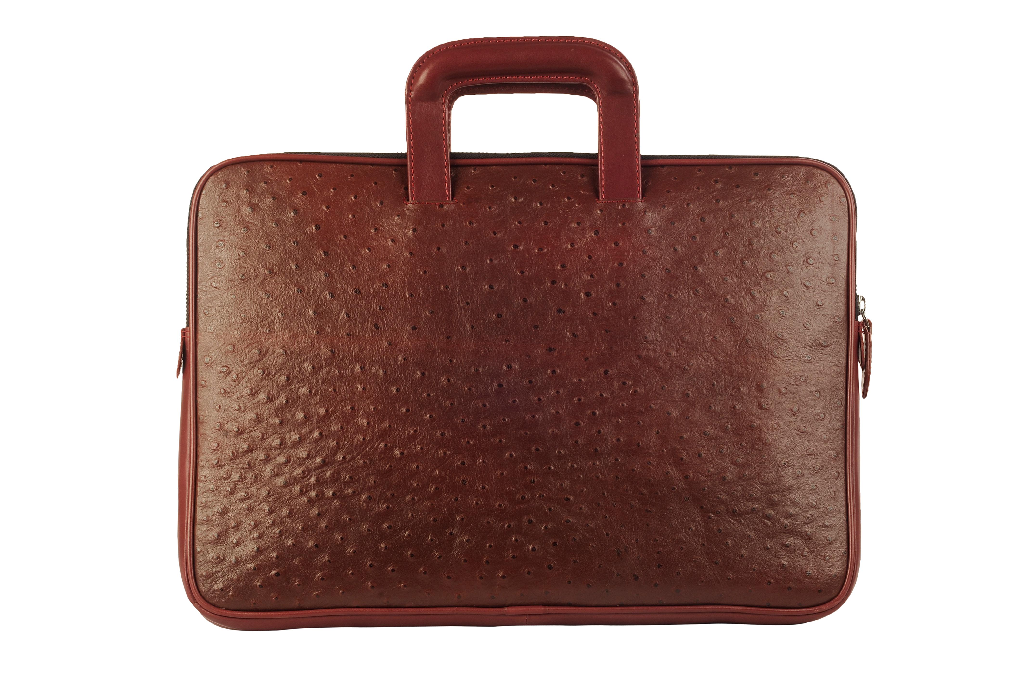 F48-Vincento-Folder for documents in Genuine Leather - Wine