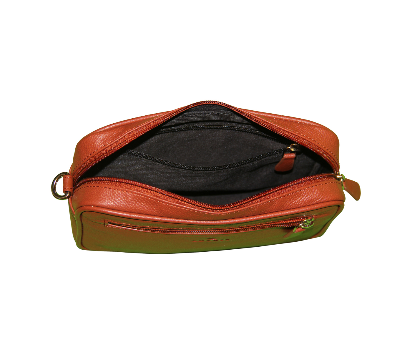 Bag-Dierk-Men's bag cum travel pouch in Genuine Leather - Tan