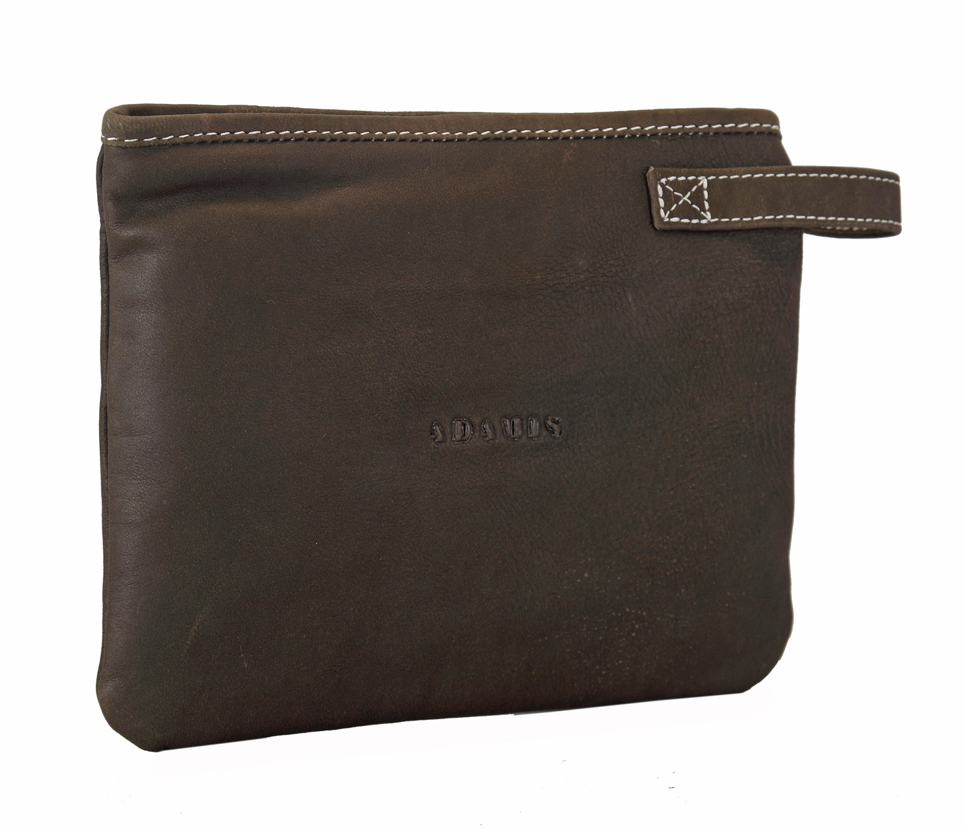 Multi Utility Pouch--Unisex multi purpose pouch in Genuine Leather - Brown.