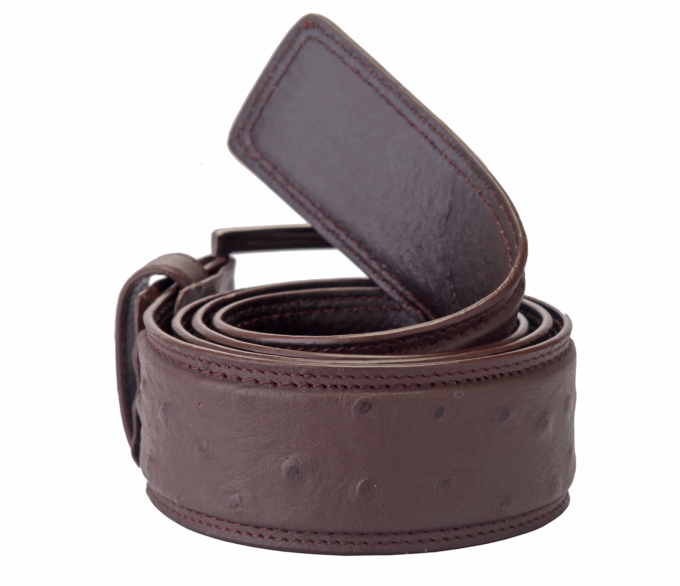 Belt--Men's stylish Formal wear belt in Genuine Leather - Brown.