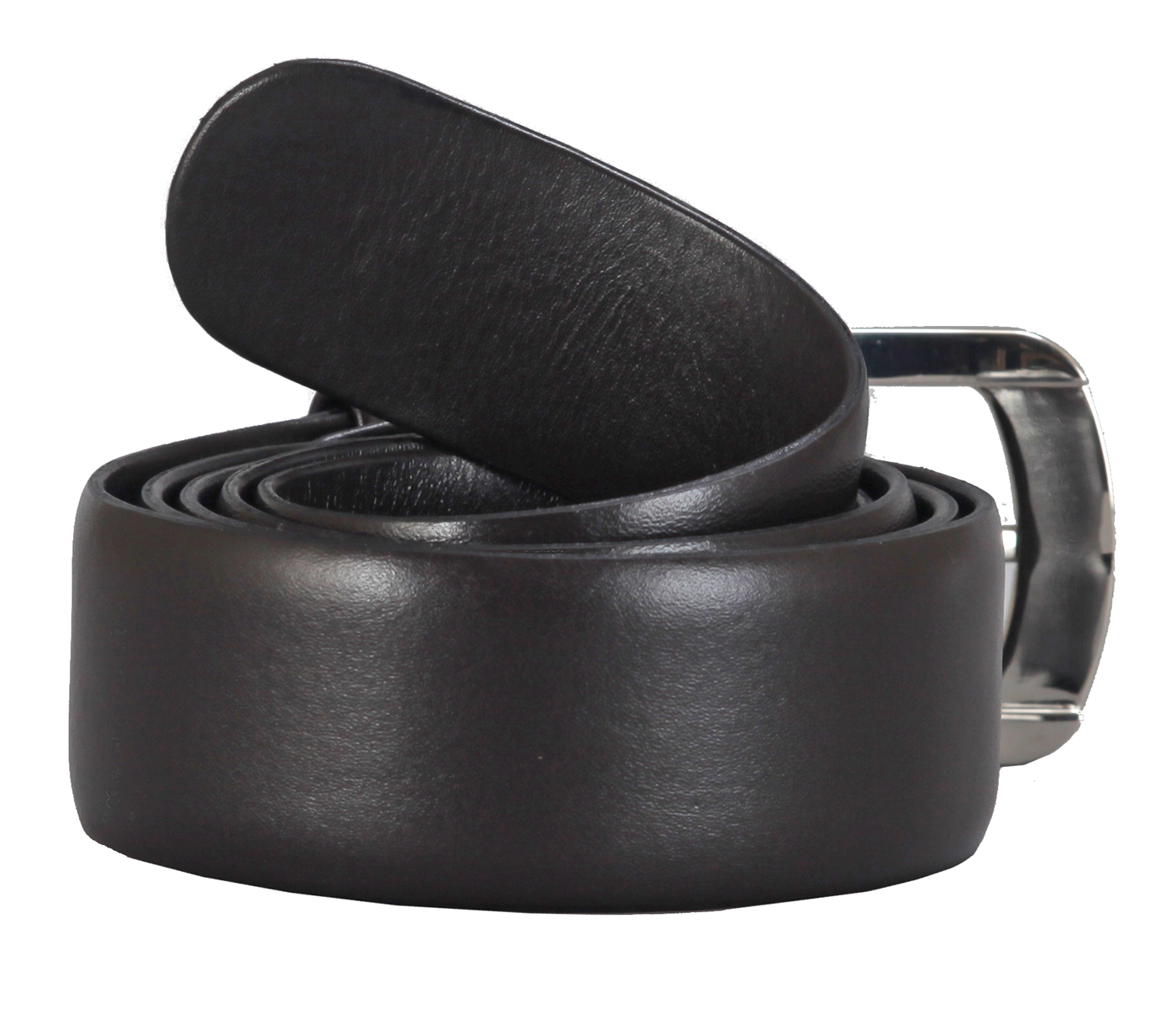 Belt--Men's Formal wear belt in Genuine Leather - Brown.